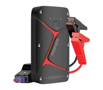 Купить - Пуско-зарядное устройство для аккумулятора  Пусковое устройство-повербанк Promate SparkTank-16 16000 mAh 1200A Jump Starter 2xUSB 3.0А IP67 LED Black (sparktank-16.black)