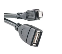 Купить - адаптер и кабель  Дата кабель OTG USB 2.0 AF to Micro 5P 0.5m PowerPlant (KD00AS1233)