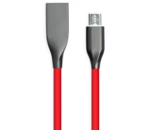 Купить - адаптер и кабель  Дата кабель USB 2.0 AM to Micro 5P 1.0m red PowerPlant (CA911363)