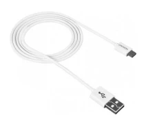 Купить - адаптер и кабель  Дата кабель USB 2.0 AM to Micro 5P 1.0m White Canyon (CNE-USBM1W)