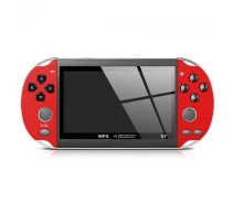 Купить - игровую консоль  Игровая портативная консоль X7 | экран 4.3"| встроенные игры Красный