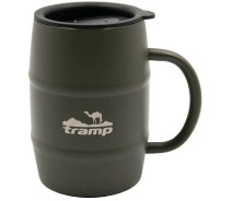 Купить - туристическую посуду  Термокружка Tramp 0,5л. с крышкой (UTRC-100-olive)