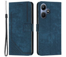 Купить - чехол для смартфона  Чехол-книжка Deexe Lines Series для Infinix Hot 30i - Sapphire