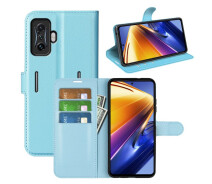 Купить - чехол для смартфона  Чехол-книжка Litchie Wallet для Poco F4 GT Light Blue
