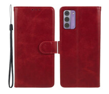 Купить - чехол для смартфона  Чехол-книжка Deexe Classic Stand для Nokia G42 - Red