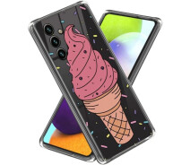 Купить - чехол для смартфона  Силиконовый (TPU) чехол Deexe Pretty Glossy для Samsung Galaxy A34 (A346) - Ice Cream