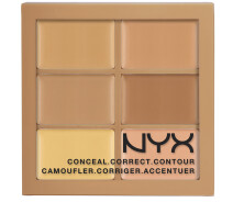 Купить - корректор, консилер для лица  Палитра для контуринга и коррекции NYX Cosmetics Conceal, Correct, Contour Palette MEDIUM (3CP02)