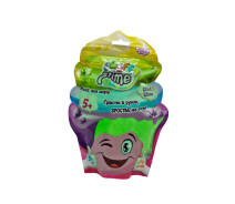 Купить - игрушку-антистресс  Вязкая масса "Fluffy Slime" Danko Toys FLS-02-01U упаковка 500 мл (Зеленый) (FLS-02-01U(Green)
