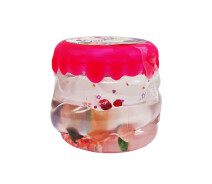 Купить - игрушку-антистресс  Вязкая масса, слайм "Crystal Slime" Danko Toys CS-01-01U с бусинками (Розовый) (CS-01-01U(Pink)