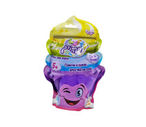 Купить - игрушку-антистресс  Вяжущая масса "Fluffy Slime" Danko Toys FLS-02-01U упаковка 500 мл (Фиолетовый) (FLS-02-01U(Violet)