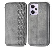 Купить - чехол для смартфона  Чехол Deexe Rhombus Wallet для Xiaomi Poco X5 Pro / Redmi Note 12 Pro 5G - Grey