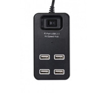 Купить - кардридер  USB Хаб на 4 порта USB 2.0 GTM P-1601 Pro Black (50162IM)