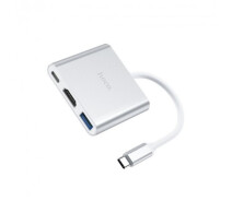 Купить - кардридер  Hub Hoco HB14 (Type-C to USB+HDMI+Type-C)