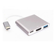 Купить - кардридер  Hub LZ-04V (Type C to USB3.0+HDMi+Type C)