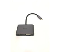 Купить - кардридер  Hub HOCO HB29 (TYPE C to HDMI+VGA)