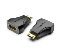 Купить - адаптер и кабель  Адаптер HDMI-miniHDMI Vention 4K 30Hz 3D Visual Effects Upgraded gold-plated Black (AISBO)