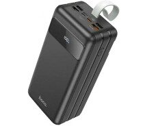Купить - power bank  Power bank Hoco J86B PD20W+QC3.0 (22.5W) 60000 mAh портативная батарея повербанк с фонариком 4xUSB Black