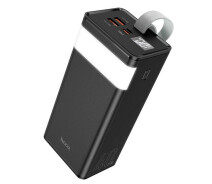 Купить - power bank  Power bank Hoco J86 PD20W+QC3.0 (22.5W) 40000 mAh портативная батарея повербанк с дисплеем и фонариком Black