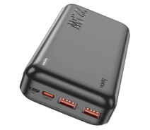 Купить - power bank  Power bank Hoco J101A PD20W+QC3.0 (22.5W) 20000 mAh портативная батарея повербанк 2xUSB Black