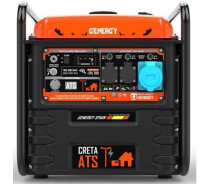 Купить - генератор  Генератор инверторный бензиновый GENERGY CRETA ATS 7,2 кВт (240017090)
