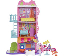 Купить - игрушку для девочки  Игровой набор Таунхауз и кафе Enchantimals City Tails Town House & Cafe Playset HJH65
