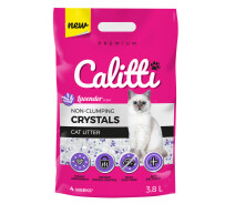 Купить - наполнитель для туалетов  Наполнитель для кошек силикагель Calitti CRYSTALS с лавандой 3,8л.