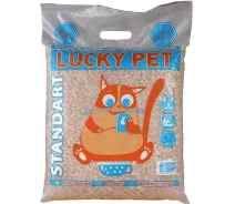 Купить - наполнитель для туалетов  Наполнитель для туалета кошачьего Lucky Pet стандарт Древесный впитывающий 6 кг (4820224210056)
