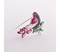 Купить - брошь  Броши из серебра с куб. циркониями (1774965)