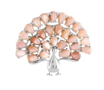 Купить - брошь  Серебряная брошка SilverBreeze с натуральным перламутром (2109372)