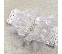 Купить - крестильный набор  Повязка на голову для девочек PaMaYa 18-89-6