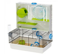 Купить - клетку для птиц и грызунов  Клетка Ferplast Cage Olimpia Black для хомяков, с игровыми туннелями и игровой зоной 57922599