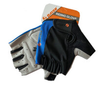 Купить - велоперчатки  Велосипедные перчатки беспалые Baisk BSK-2295 Riding Glove blue-black L