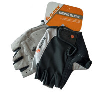 Купить - велоперчатки  Велосипедные перчатки беспалые Baisk BSK-2295 Riding Glove grey-black L