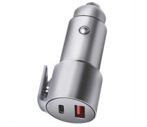 Купить - зарядное устройство для телефона и планшета  Авто зарядное 70Mai Car Charger Midrive Pro (Midrive CC05) серебристое (17695)