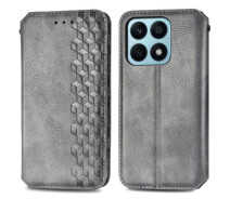 Купить - чехол для смартфона  Чехол Deexe Rhombus Wallet для Honor X8a - Grey