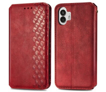 Купить - чехол для смартфона  Чехол Deexe Rhombus Wallet для Nothing Phone (2) - Red