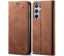 Купить - чехол для смартфона  Чехол-книжка UniCase Jeans Wallet для Samsung Galaxy M34 (M346) - Coffee