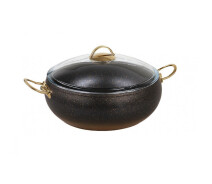 Купить - кастрюлю и казан  Кастрюля 5,7л/26 см OMS 3141-26-5,7л-Bronze