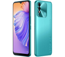 Купить - смартфон и мобильный телефон  Смартфон Tecno Spark 8 (Kg6k) 4/64Gb Cyan UA UCRF