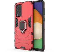 Купить - чехол для смартфона  Чехол Fiji Ring для Samsung Galaxy A73 5G (A736) бронированный бампер с кольцом подставкой красный