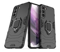 Купить - чехол для смартфона  Чехол Fiji Ring Samsung Galaxy S22 Plus (S906) бронированный бампер с кольцом подставкой черный