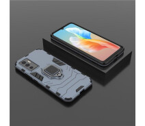 Купить - чехол для смартфона  Чехол Fiji Ring для Vivo V23e бронированный бампер с кольцом подставкой темно-синий