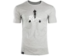 Купить - мужскую футболку  Футболка спортивная мужская Мен M Alpha серый (2762-2019)