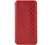 Купить - чехол для смартфона  Кожаный чехол книга GETMAN Cubic (PU) для Samsung Galaxy A34 5G (Красный) (1516028)