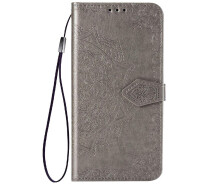 Купить - чехол для смартфона  Кожаный чехол (книга) Art Case с визитницей для Xiaomi Poco X5 Pro 5G (Серый) (100131686)
