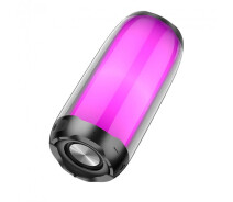 Купить - портативную колонку  Портативная колонка HOCO Pulsating colorful luminous HC8 4Hours BT5.0 TWS 360 Sound AUX FM TF USB black