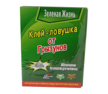 Купить - отраву для грызунов  Мышеловка ловушка клеевая от грызунов Green Life TG-23 14.5х20.5 см