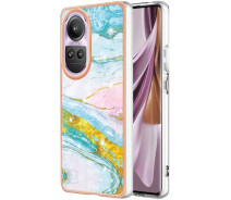 Купить - чехол для смартфона  Защитный чехол Deexe Marble Style для OPPO Reno 10 Pro - Light Green