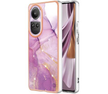 Купить - чехол для смартфона  Защитный чехол Deexe Marble Style для OPPO Reno 10 Pro - Light Purple