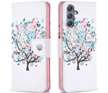 Купить - чехол для смартфона  Чехол-книга Deexe Color Wallet Samsung Galaxy M34 - Flower Tree